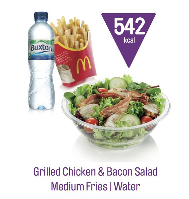 McDonalds meals under 600 calories