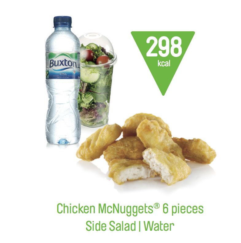 Chicken nuggets under 400 calories from McDonalds