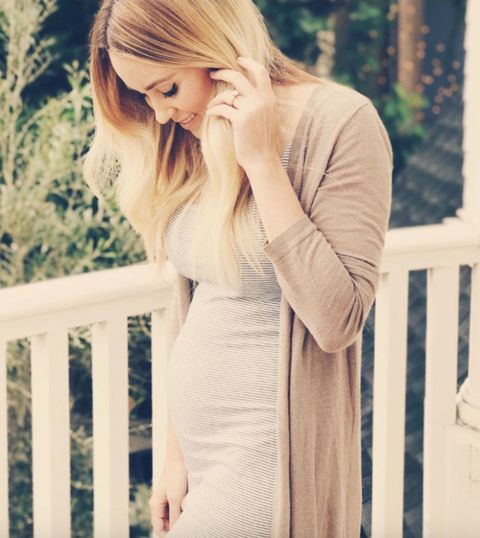 Lauren Conrad reveals baby bump for the first time