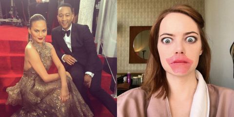 Go behind-the-scenes at the Golden Globes with the best celebrity Instagrams