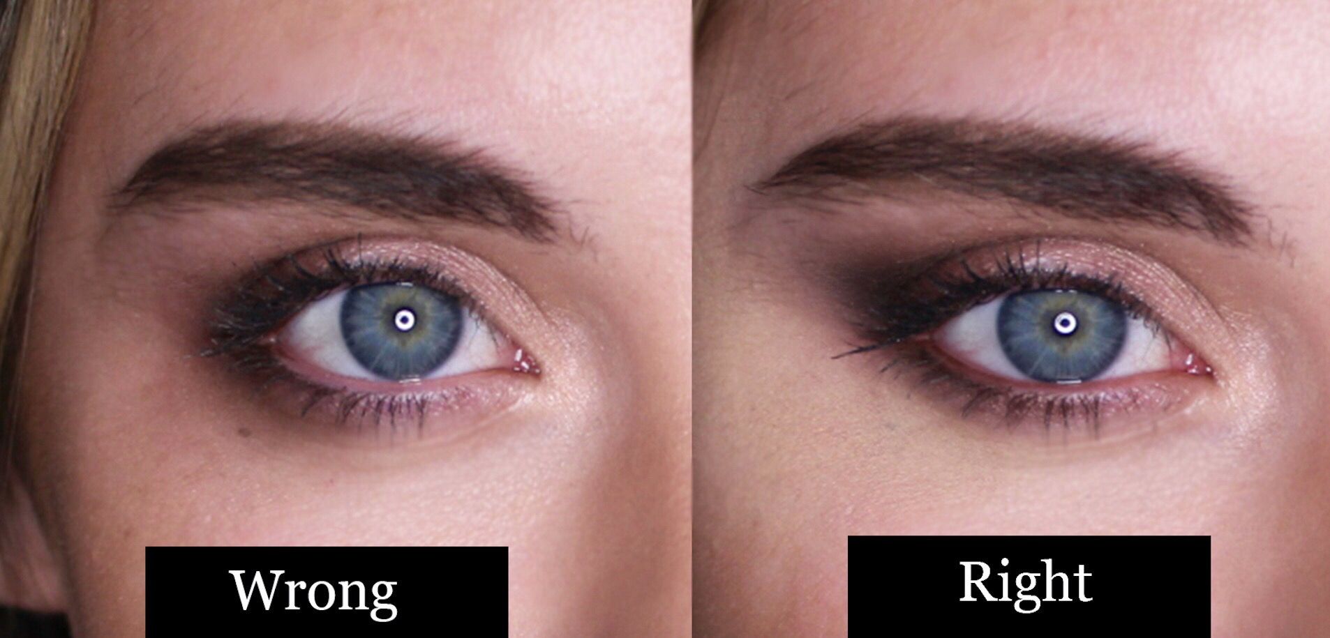 how to apply makeup on eyes