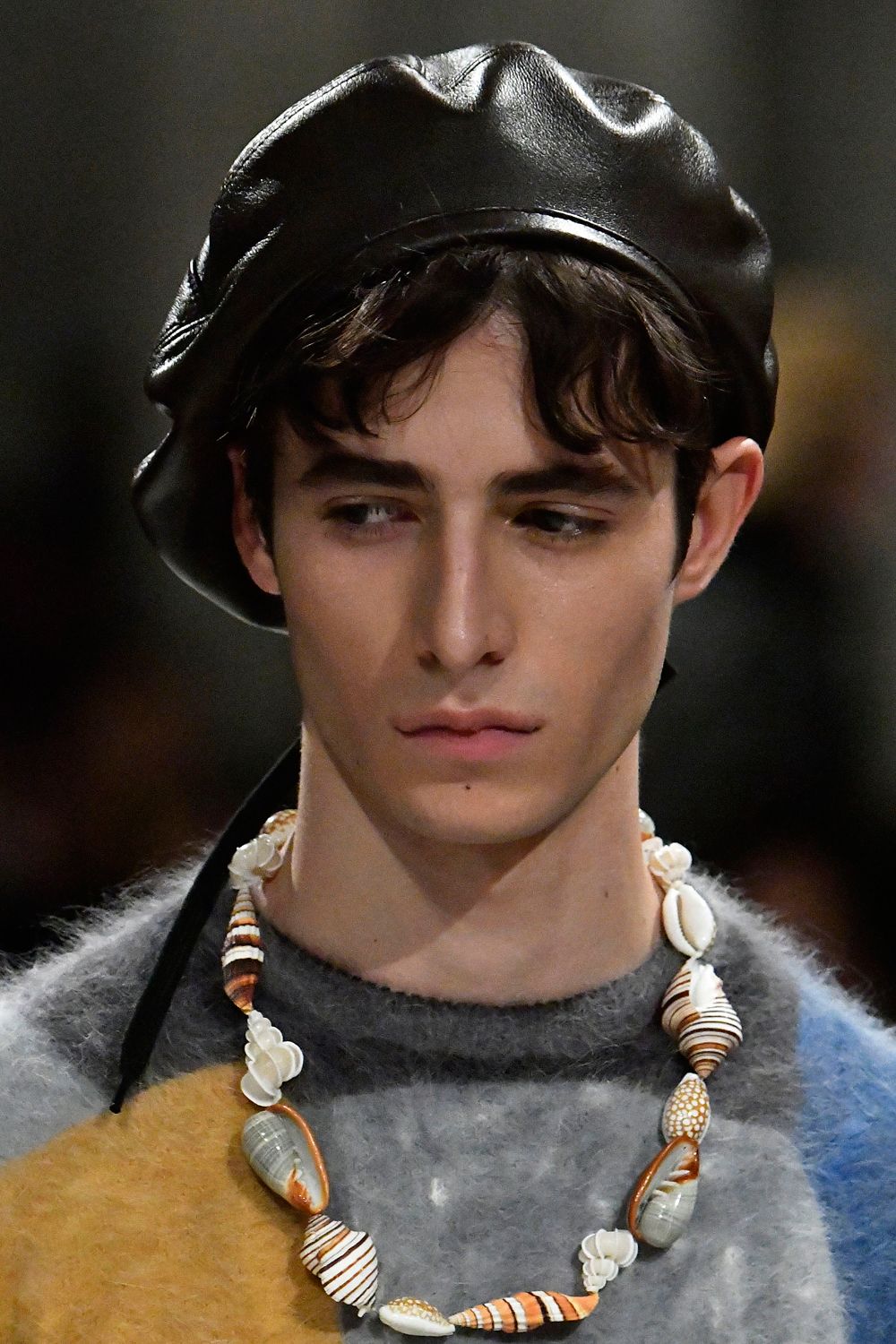 prada shell necklace