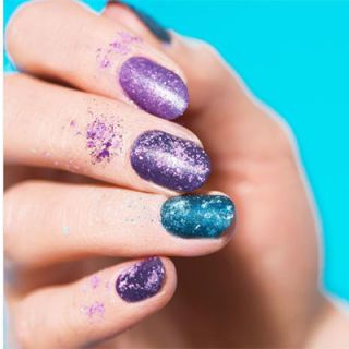 Blue, Finger, Skin, Purple, Nail, Violet, Nail care, Nail polish, Style, Manicure, 
