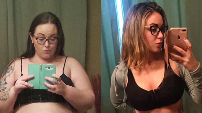 A former alcoholic managed to lose 11 stone after quitting alcohol