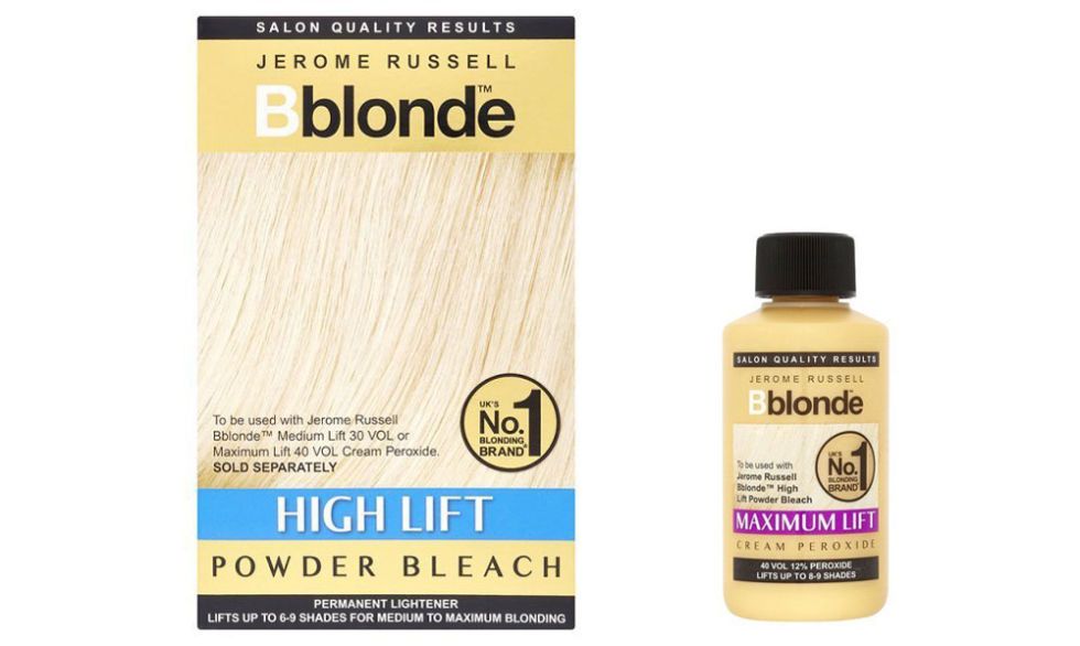Here's a dye that REALLY works - it's a powder and a cream combo that you mix together, and it turns even dark brown hair blonde. Darker shades should opt for the maximum lift cream, while blondies who are just trying to get whiter could go for the medium option. 