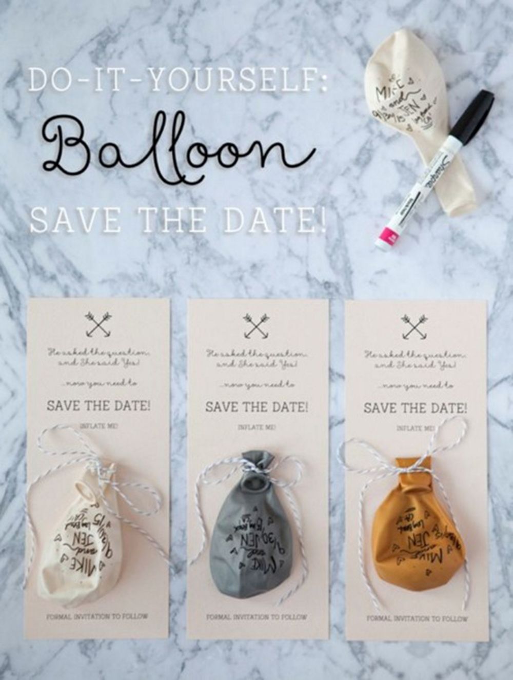 22 Adorable And Easy Diy Wedding Invitations From