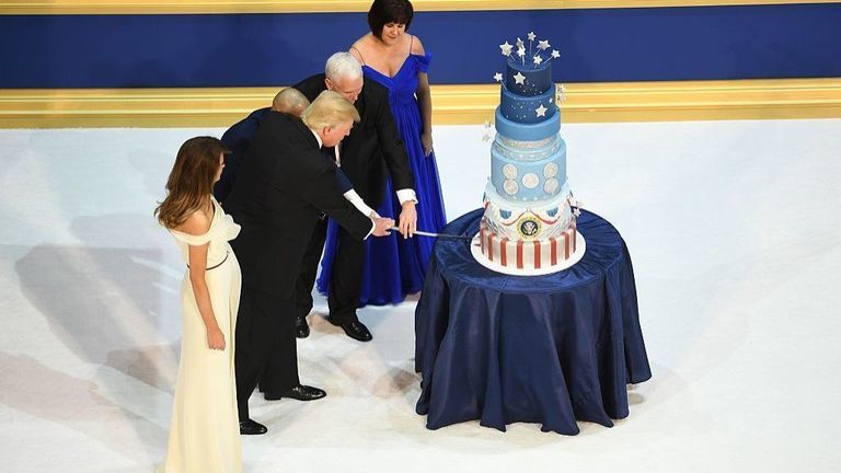 Trump Inauguration Cake