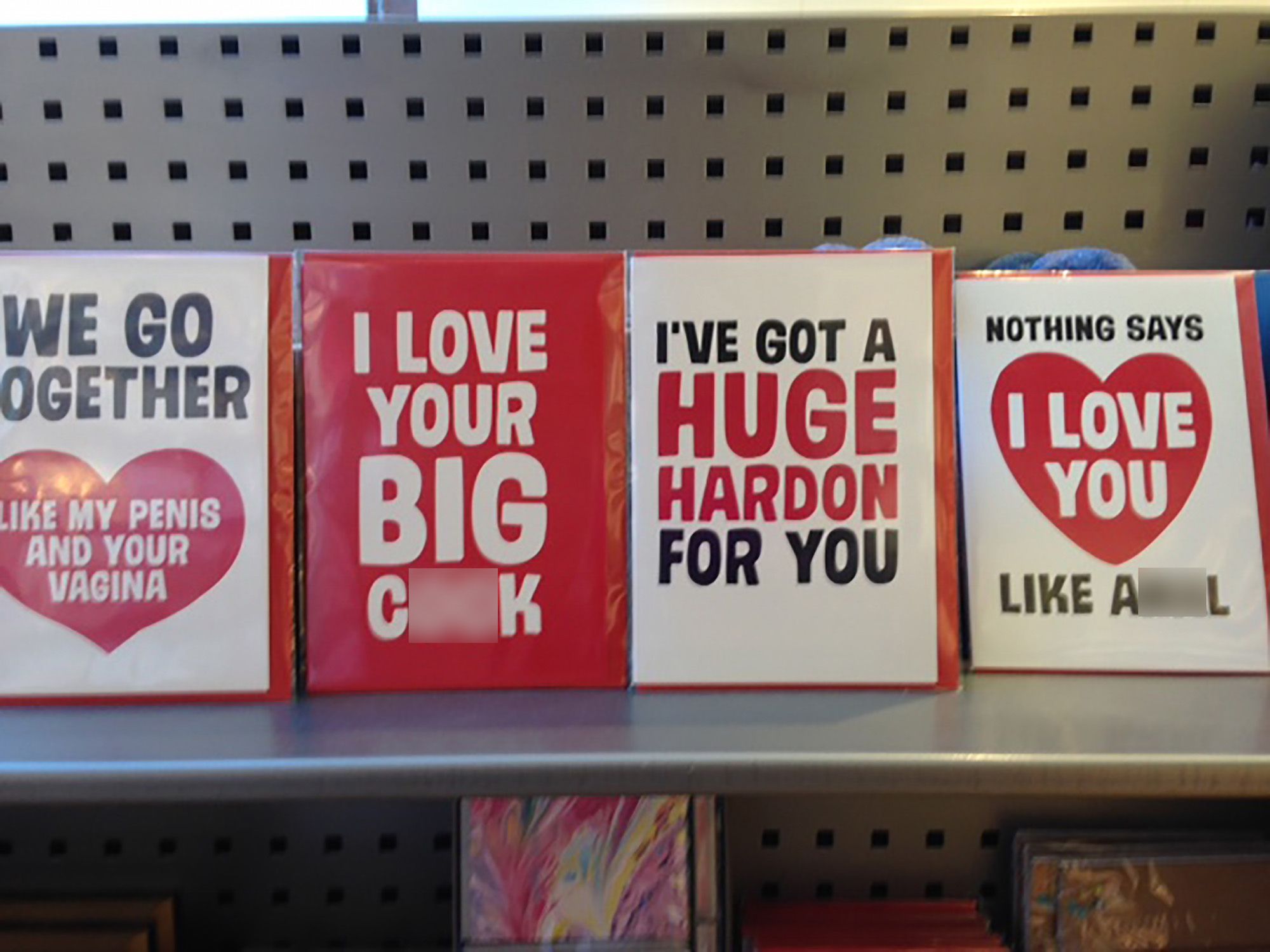 Paperchase Is Under Fire For X Rated Valentine S Cards Displayed Paperchase Is Under Fire For X Rated Valentine S Cards Displayed Next To Kids Stationery