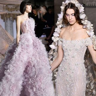 The most beautifully OTT wedding dresses from Paris Haute Couture ...