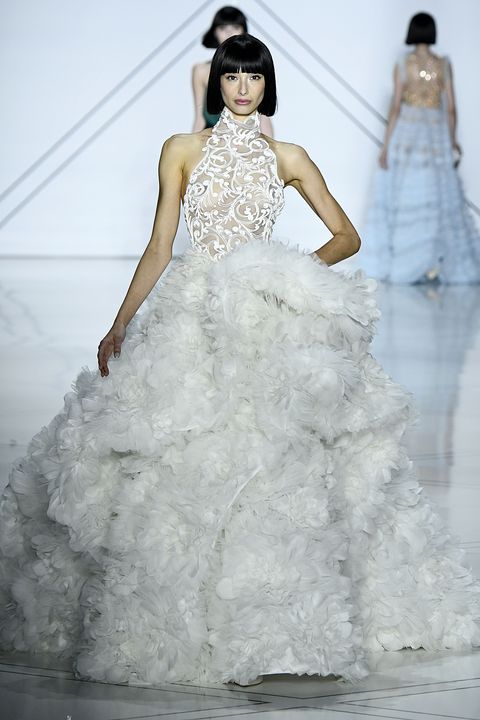 The most beautifully OTT wedding dresses from Paris Haute Couture ...