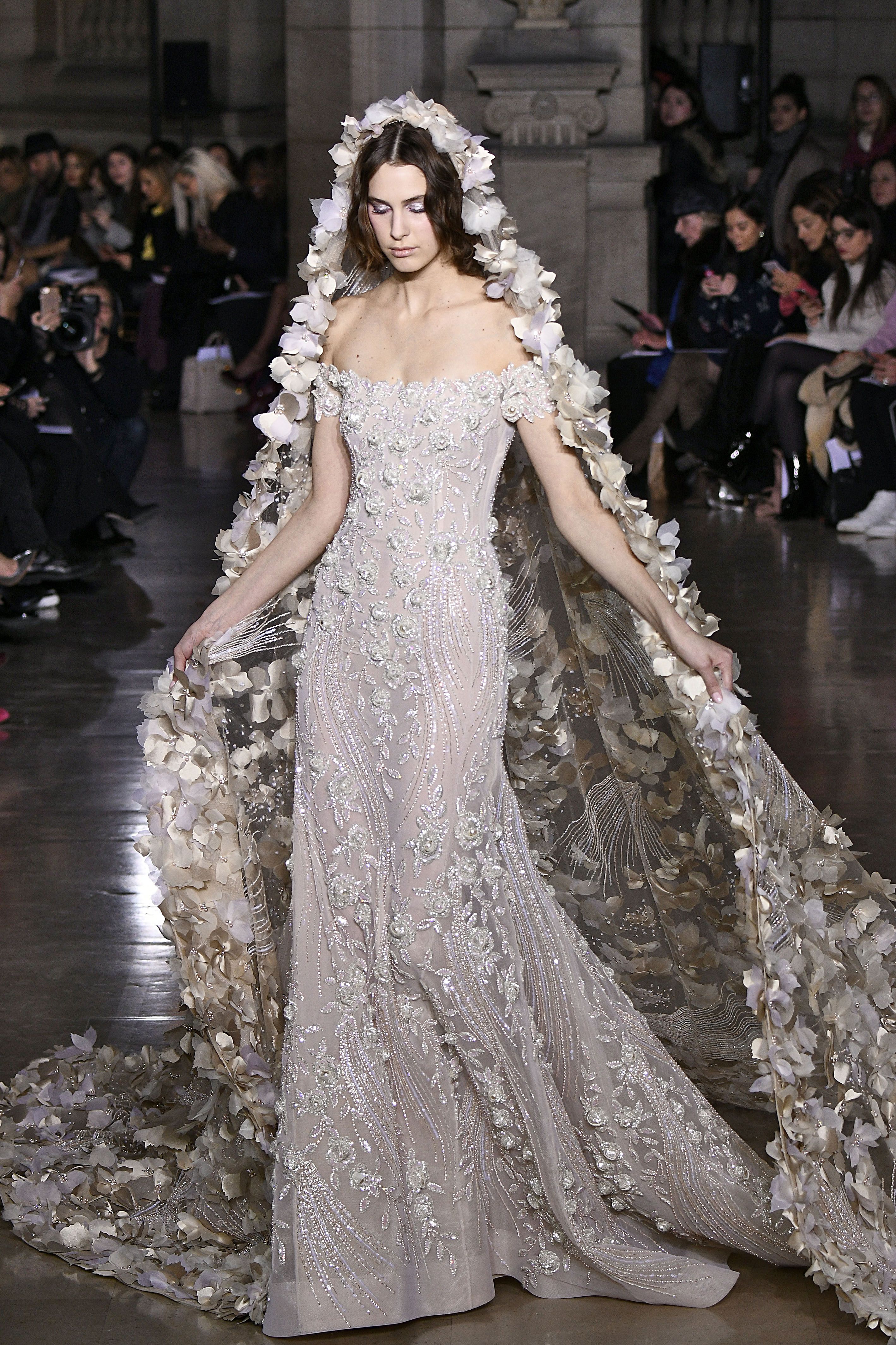 The most beautifully OTT wedding dresses from Paris Haute Couture Fashion  Week