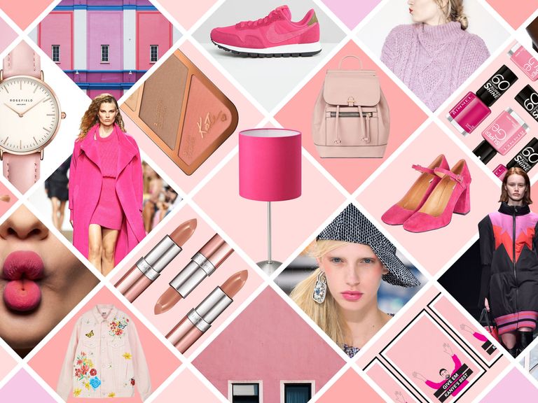 Pink beauty and fashion trends