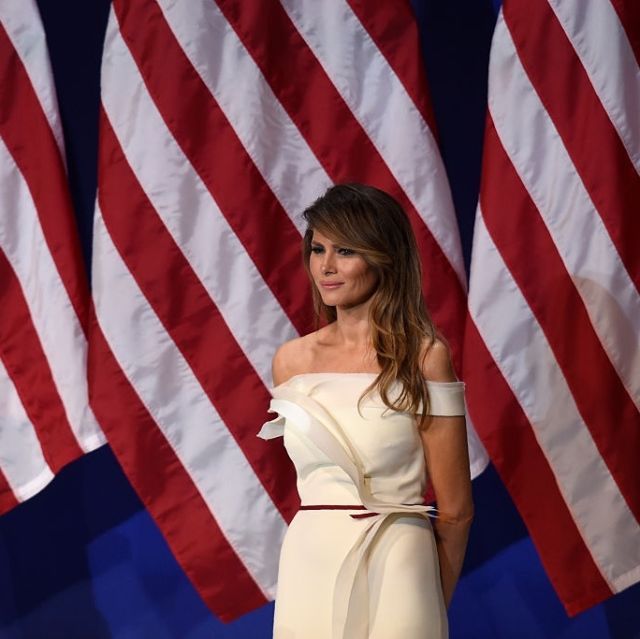 Flag of the united states, Red, Textile, Dress, White, Flag, Waist, Beauty, One-piece garment, Lipstick, 