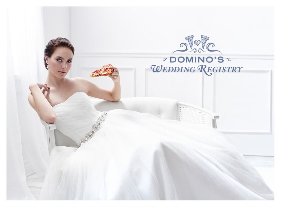 Domino's launch their very own wedding gift registry service