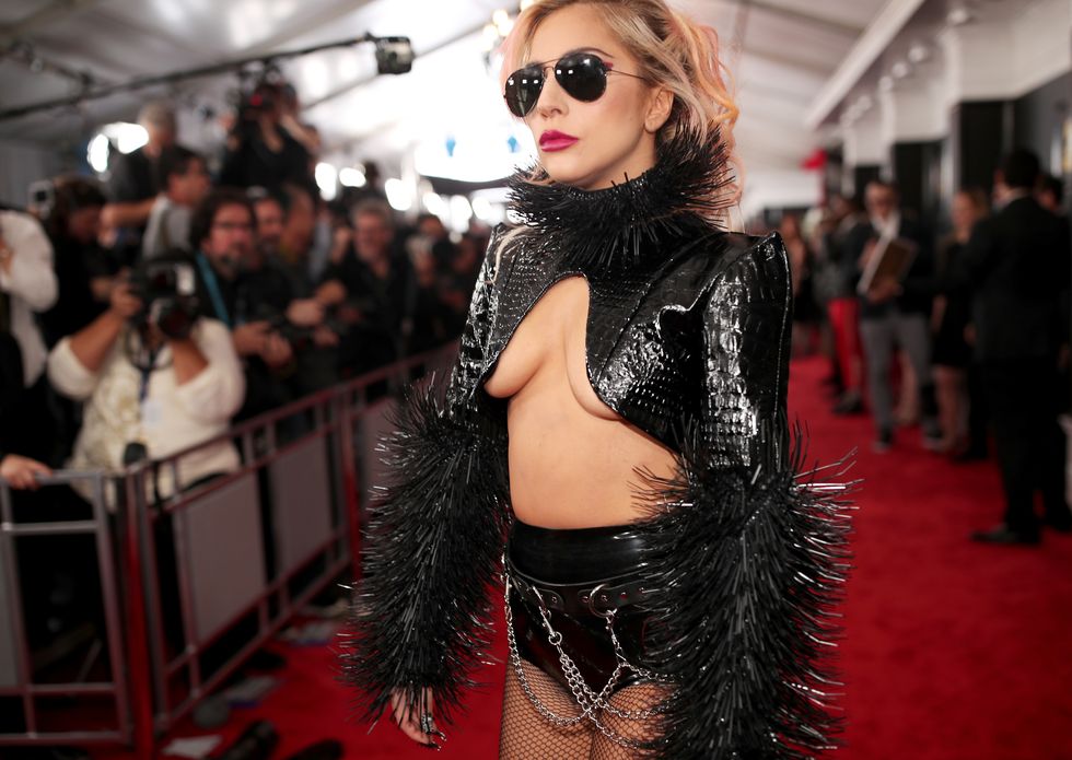 Lady Gaga at the 2017 Grammys