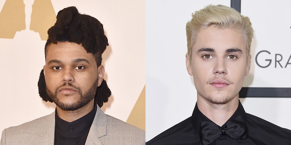 Justin Bieber and The Weeknd 