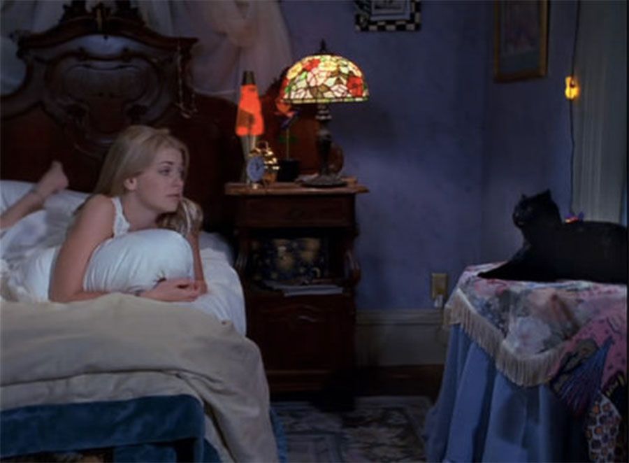 Sabrina the Teenage Witch purple bedroom