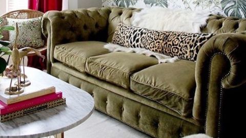 Sofa in Kimberly Duran's home
