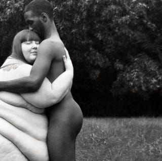 Nudist fat couple, the guy who ran nude