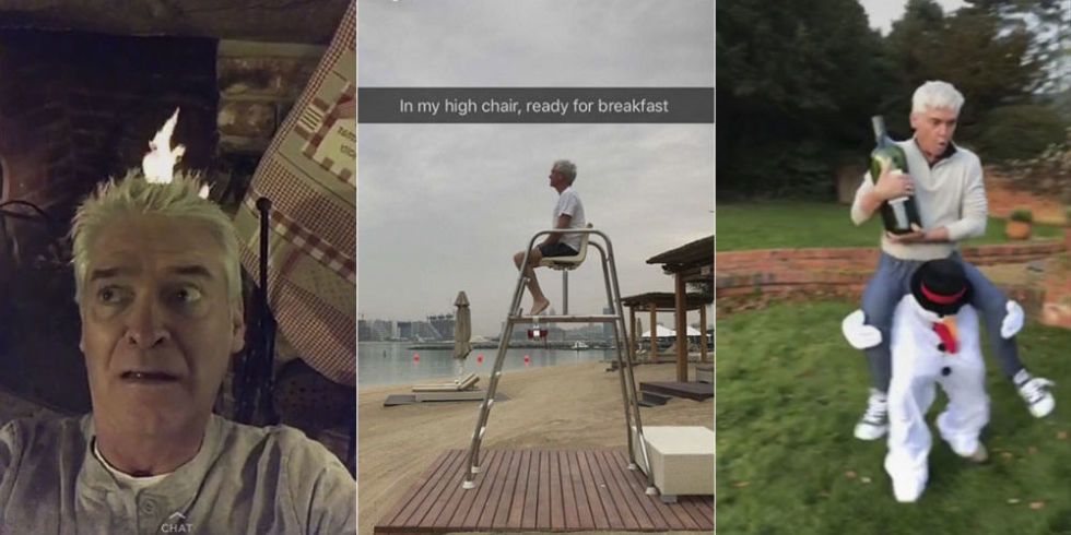 18 Times Phillip Schofield Was Our Favourite Person On Snapchat