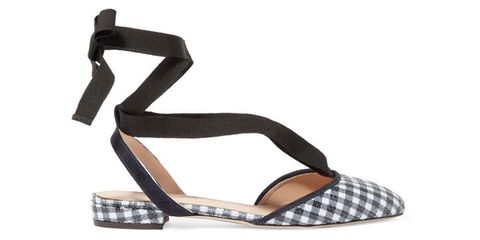 Gingham shoes