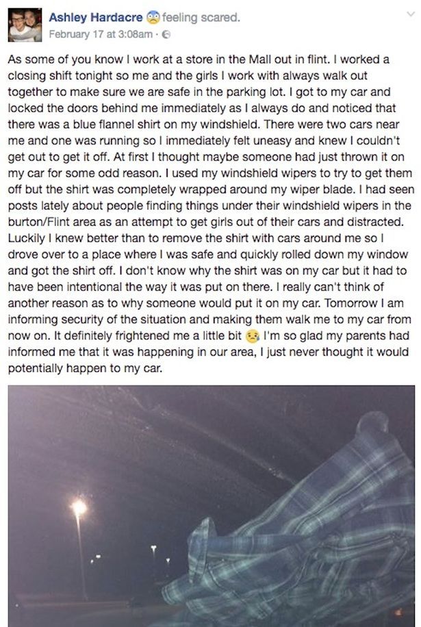 Girl shares her terrifying experience of the trap kidnappers are using to abduct women from cars