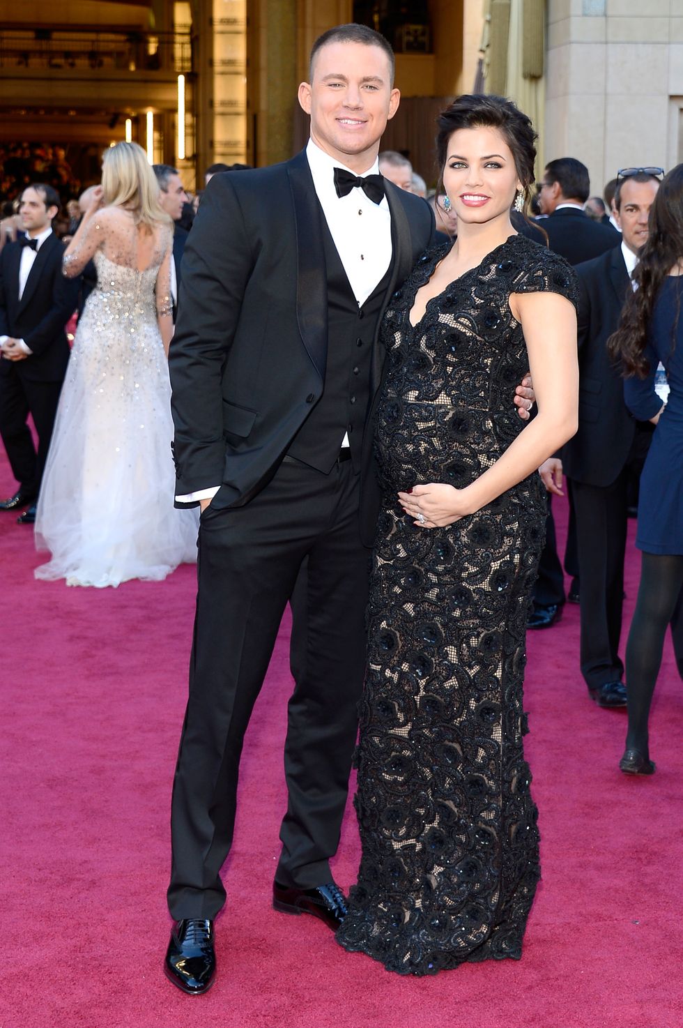 Channing Tatum and Jenna Dewan Tatum at the Oscars