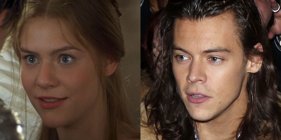 One Directions Harry Styles Looks Like Juliet From Baz Luhrmanns