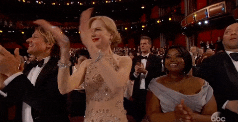 Nicole Kidman can't clap - Oscars 2017