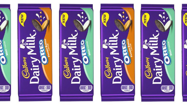 Cadbury launch peanut butter and mint Oreo bars and we're dribbling