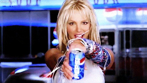 Britney Pepsi GIF