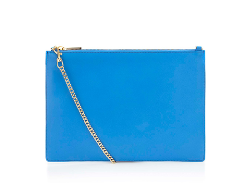 <p>"In an attempt to de-clutter my life, this electric blue number will take me through to summer AND stop me from carrying the kitchen sink." - Holly Coopey, Fashion Co-ordinator</p>
<p>Leather chain pouch, £75, <a href="http://www.whistles.co.uk/fcp/categorylist/dept/accessories-bags?resetFilters=true#product=903000061402" target="_blank">whistles.co.uk</a></p>
<p><a href="http://www.cosmopolitan.co.uk/archive/fashion/shopping/new-in-store/0/8" target="_blank">SHOP NEW IN STORE NOW</a></p>
<p><a href="http://www.cosmopolitan.co.uk/fashion/shopping/spring-fashion-trends-2014?page=1" target="_blank">7 BIG FASHION TRENDS FOR SPRING 2014</a></p>
<p><a href="http://www.cosmopolitan.co.uk/fashion/shopping/mulberry-cara-delevingne-handbag-collection" target="_blank">SEE CARA DELEVINGNE'S MULBERRY BAG COLLECTION</a></p>