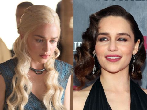 <p><strong>Plays:</strong> Daenerys Targaryen</p>
<p><strong>Beauty style:</strong> It's like Daenerys saw the Carven, Giles and Moschino spring / summer '14 shows and thought, <em>braids it is then!</em> Even when her hunky hubby dies and she's left looking all disheveled and unkempt, we would still trade a <em>whole</em> dragon just to rock a smidge of her cuteness. It turns out Emilia, the actress who plays Daenerys, hides an uber-dark barnet under that platinum blonde wig of hers, which she revealed at a recent photo call (with vintage waves to boot!)</p>