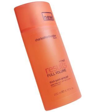 •   <strong>Charles Worthington Results Full Volume Thick Quick Spray Gel, £3.99</strong> Contains keratin to add oomph and strengthen your strands. <br /><br /><strong>COSMO'S VERDICT:</strong> "The gel consistency of this spray made it easy to get the product right into my roots. Be sparing or it'll make your hair sticky." <strong>7/10</strong>