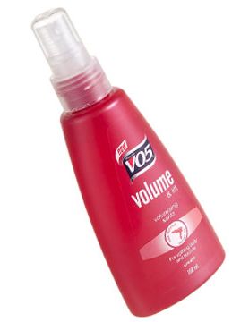 •   <strong>Alberto V05 Volume & Lift Volumising Spritz, £2.99</strong>Protects your hair from heat damage and gives added bounce.<br /><br /><strong>COSMO'S VERDICT:</strong> "This left my hair smelling gorgeous and feeling soft and cared for, but it didn't seem to make much difference to it's thickness."<strong>7/10</strong>