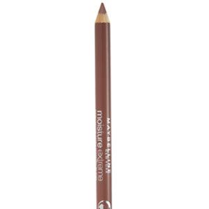 <strong>MAYBELLINE MOISTURE EXTREME LIP LINER IN HAZELNUT, £2.99.</strong><br /><br />•   "Define your lips with a nude lip pencil." Try <strong>MAYBELLINE MOISTURE EXTREME LIP LINER IN HAZELNUT, £2.99.</strong> 'Then add a touch of sparkling gloss, like <strong>LANCOME COLOR FEVER GLOSS IN 21, £15.50,</strong> to the centre of the lower lip and just beneath the Cupid's bow to catch the light and plump your pout."<br />