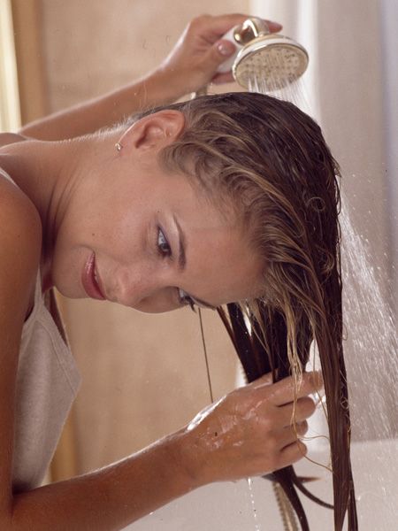 If you're planning on wearing your hair up for a night out then I'd recommend washing and blow drying it the night before as this will make it easier to work with as just-washed hair can be very shiny and slippery, making it difficult to style  <br />