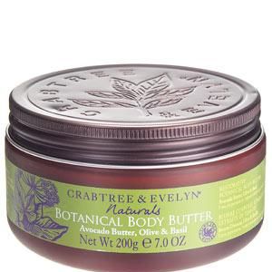 <ul><li><strong>1. CRABTREE & EVELYN NATURALS BOTANICAL BODY BUTTER, £15.50,</strong> is rich and nourishing.</li></ul>