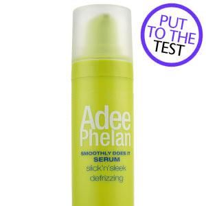 <p><strong>4. Adee Phelan Smoothly Does It Serum, £3.95</strong></p><p>Slicks down your frizzy bits without weighing your hair down.</p><p><strong>COSMO'S VERDICT:</strong> "This smelt lovely and left my hair looking shiny, not oily. But it's frizz-taming powers wouldn't be strong enough for thick or curly hair." <strong>6/10 <br /></strong></p>