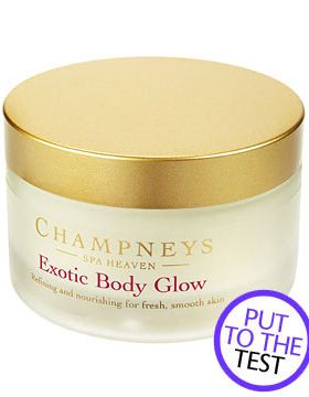<p><strong>2. Champneys Spa Heaven Exotic Body Glow, £10.</strong></p><p>This tropical, sugary scrub will soften the scaliest skin. <strong>COSMO'S VERDICT:</strong> "This divine scrub not only whipped off my dry skin but it whisked me away to an island paradise too." <strong>9/10 </strong></p>