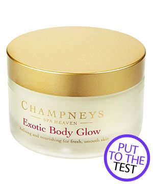 <p><strong>2. Champneys Spa Heaven Exotic Body Glow, £10.</strong></p><p>This tropical, sugary scrub will soften the scaliest skin. <strong>COSMO'S VERDICT:</strong> "This divine scrub not only whipped off my dry skin but it whisked me away to an island paradise too." <strong>9/10 </strong></p>