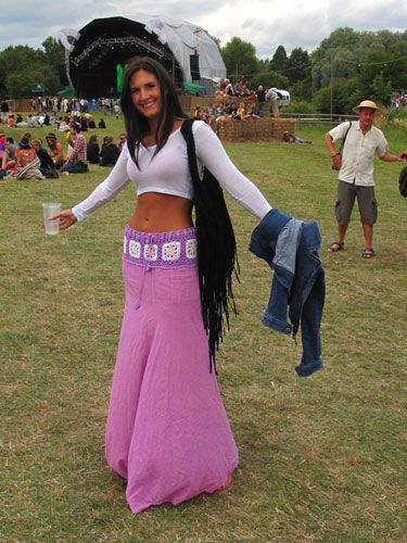 Purple skirt festival best sale