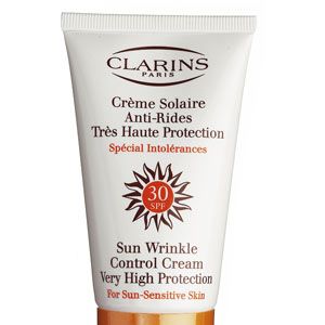 Clarins Sun Wrinkle Control Cream SPF30, £15.50<br /><br />
