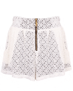 <p> We have been seeing lace in all colours for a few months now, but we still
can’t resist these Jolie Moi white lace shorts. They are equally perfect for the
city when dressed up, as they are for the seaside.</p> 
 
<p> £28, <a href="http://www.pretaportobello.com/shop/bottoms/bottoms/jolie-moi-white-lace-shorts.aspx"> pretaportobello.com </a> </p> 
