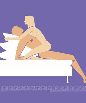 <p>Samantha loves to be in control, so try this girl-on-top move - guaranteed to have him surrendering to your bedroom prowess.<strong><br /><br />MAGIC MOVE: ON-THE-EDGE</strong><br />STEP 1: Sit your man on the edge of the bed, with his legs dangling freely.<br />STEP 2: With your hands on his shoulders, lean him onto a stack of pillows.<br />STEP 3: Kneel astride his hips and lower yourself on to him<br />STEP 4: Hold the pillows behind his head for added leverage and support.<br /></p>
