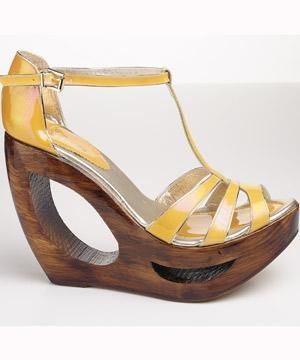 <p>Platforms are back, and they're bigger and sexier than ever. For more comfort, opt for wedges.</p>    <p>Shoes, £145, Faithsolo by El Dantes<br /></p>