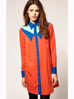 <p>We love this shirt dress from ASOS, with contrasting orange and blue colours this will be hot for autumn winter!</p><p>£45, <a href=" http://www.asos.com/ASOS/ASOS-Shirt-Dress-with-Double-Collar/Prod/pgeproduct.aspx?iid=1704296&cid=2623&sh=0&pge=1&pgesize=20&sort=-1&clr=Orange%2fblue ">asos.com</a></p>