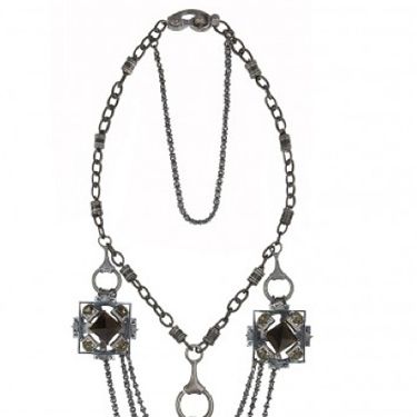 <p>A dramatic piece of jewellery can be the perfect way to finish an outfit and it doesn't get more dramatic then this necklace from All Saints. So good you won't want to take it off</p><p>£120, <a href="http://www.allsaints.com/women/new/chareau-necklace/dust-quartz/wnk156-2766">allsaints.com</a></p>