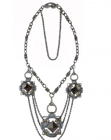<p>A dramatic piece of jewellery can be the perfect way to finish an outfit and it doesn't get more dramatic then this necklace from All Saints. So good you won't want to take it off</p><p>£120, <a href="http://www.allsaints.com/women/new/chareau-necklace/dust-quartz/wnk156-2766">allsaints.com</a></p>