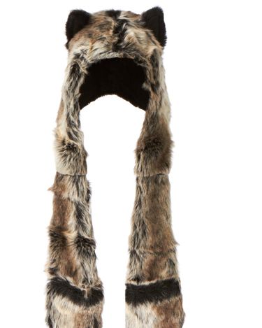 <p>Make keeping warm fun with this faux fur hooded scarf. With pockets and a hood, this is an all in one winter warmer wonder!</p><p>£98.99, <a href="http://www.surfdome.com/spirithoods_hats_-_spirithoods_leopard_hat_-_brown-80963">surfdome.com</a></p>
